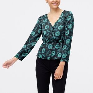 JCrew Factory Peplum Blouse